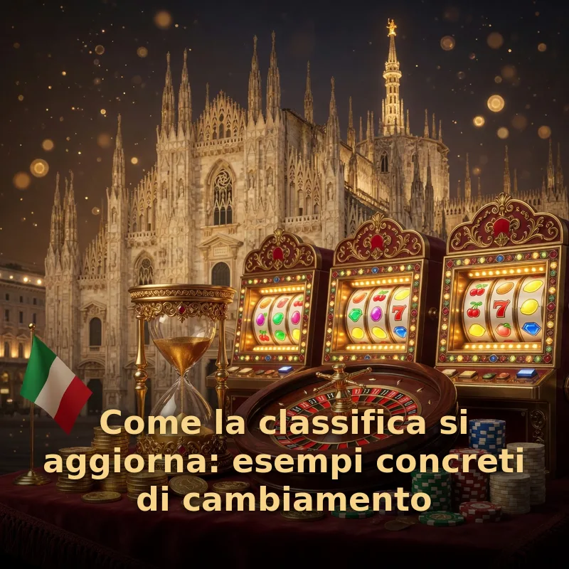 Sala in penombra piena di video slot